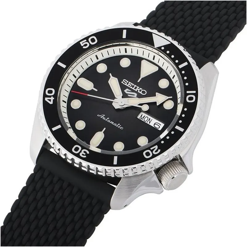 Seiko 5 Men's  Sports SKX Black Dial Watch- SRPD73k2